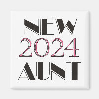Magnet de nouvelle tante 2024