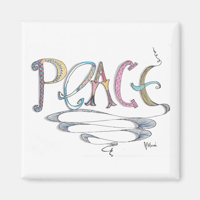 Magnet de paix (Devant)