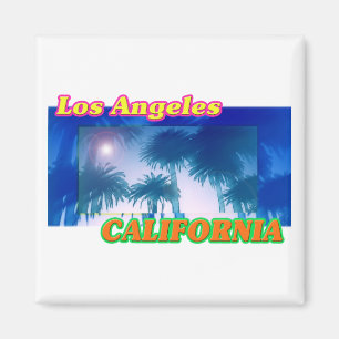 Magnet de palmiers "Los Angeles CALIFORNIA"