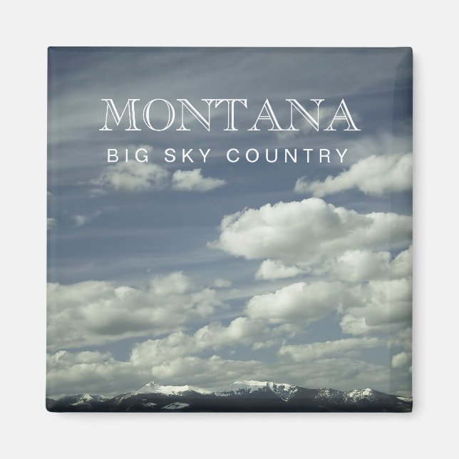 Magnet de pays Montana Big Sky (Devant)