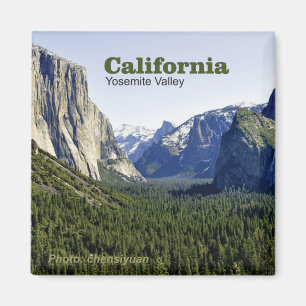 Magnet de photo de voyage de la Californie de