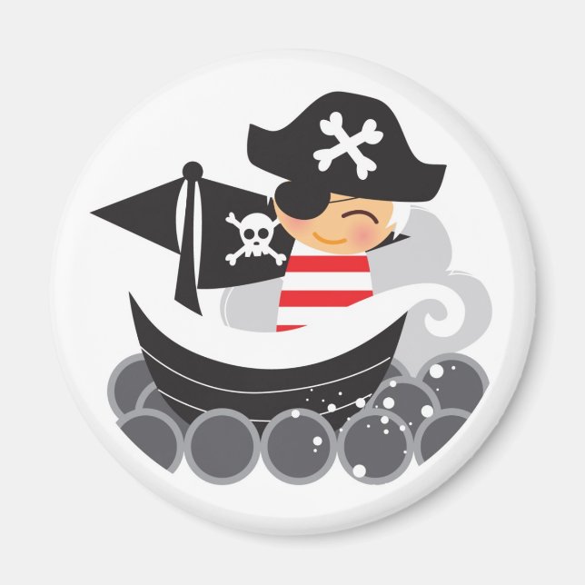 Magnet de pirate de garçon (Devant)