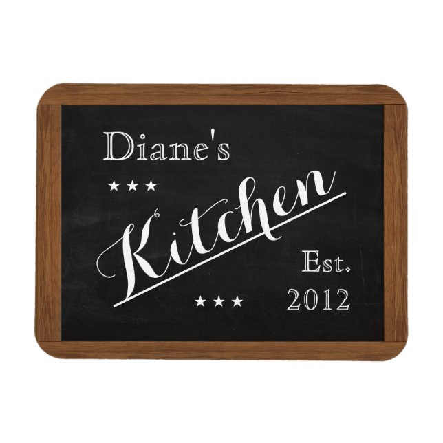 Magnet de plateau de cuisine (personnalisable) (Horizontal)