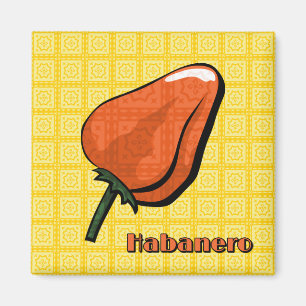 Magnet de poivre chili Habanero