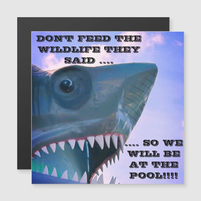 MAGNET DE PORTE DE CROISIÈRE À REQUINS (Devant / Derrière)