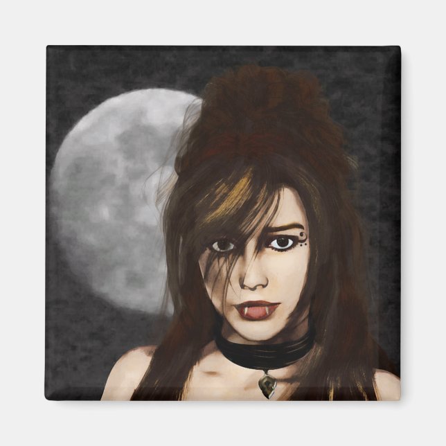 Magnet de portrait de nuit (Devant)