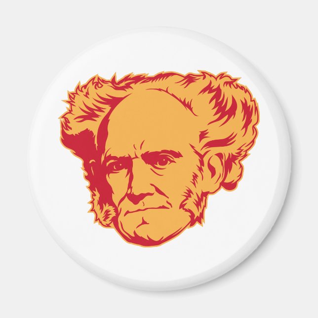 Magnet de portrait Schopenhauer (Devant)