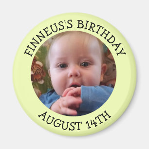 Magnet de rappel d'anniversaire personnalisé