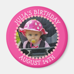 Magnet de rappel d'anniversaire personnalisé