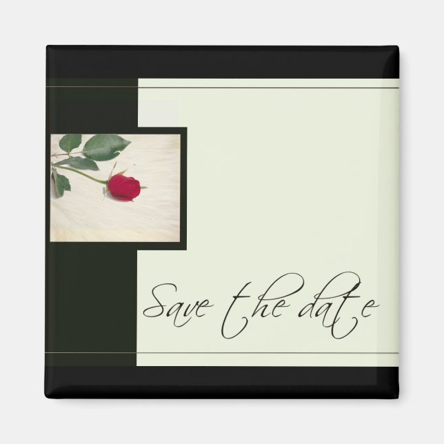 Magnet de rappel de date classique (Devant)