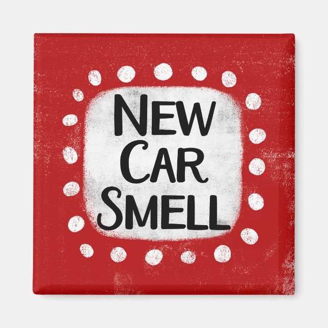 Magnet de réfrigérateur de nouvelle odeur de voitu (Devant)