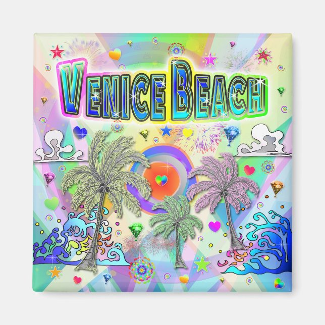 Magnet de rêve profond de Venice Beach (Devant)