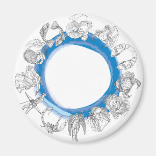 MAGNET DE ROUE D'HOROSCOPE
