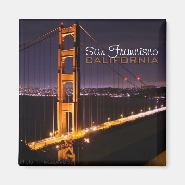 Magnet de San Francisco California Golden Gate Bri (Devant)