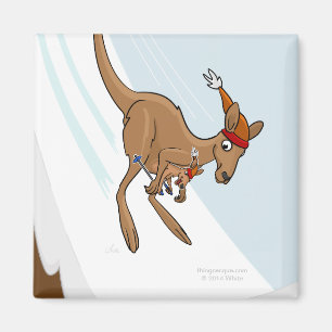 Magnet de saut de ski Kangaroo