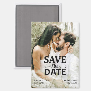 Magnet de sauvegarde de date de mariage personnali