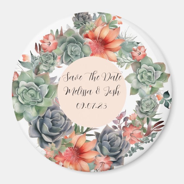 Magnet de serrure rustique en terre cuite et argen (Devant)