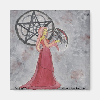 Magnet de sorcière dragon