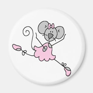 Magnet de souris gris