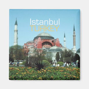 Magnet de souvenir de photo de voyage d'Istanbul