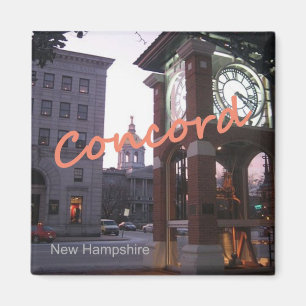 Magnet de souvenir de photo du New Hampshire