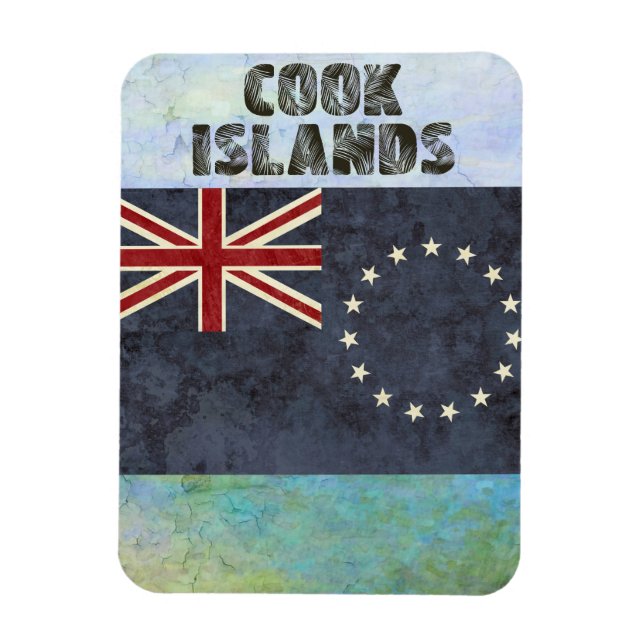 Magnet de souvenirs des Îles Cook (Vertical)