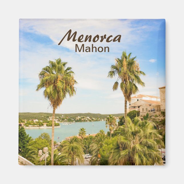 Magnet de souvenirs Menorca Mahon (Devant)
