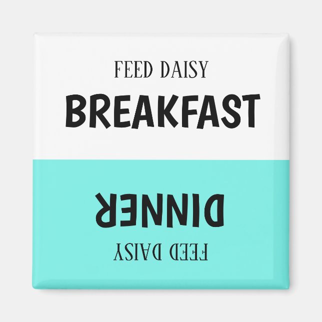 Magnet de suivi d'alimentation pour animaux domest (Devant)