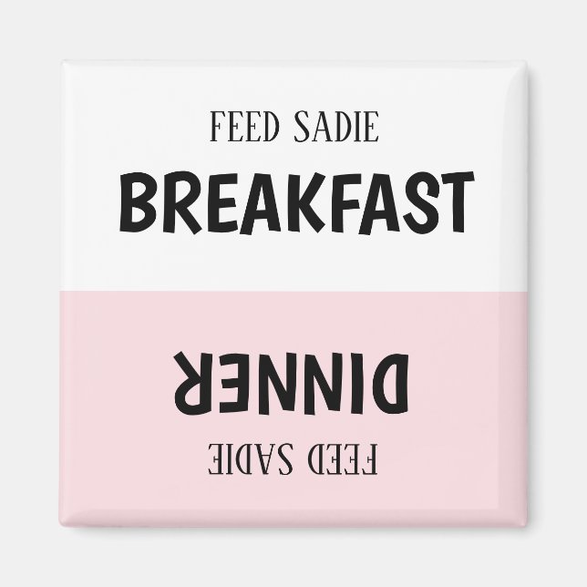 Magnet de suivi d'alimentation pour animaux domest (Devant)