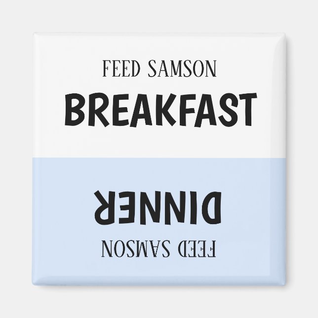 Magnet de suivi d'alimentation pour animaux domest (Devant)