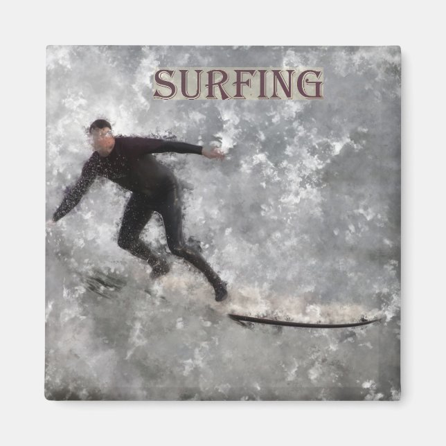 Magnet de surfer (Devant)