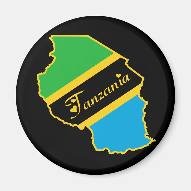 Magnet de Tanzanie (Devant)