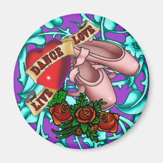 Magnet de tatouage de danseur