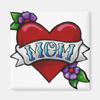 Magnet de tatouage maman