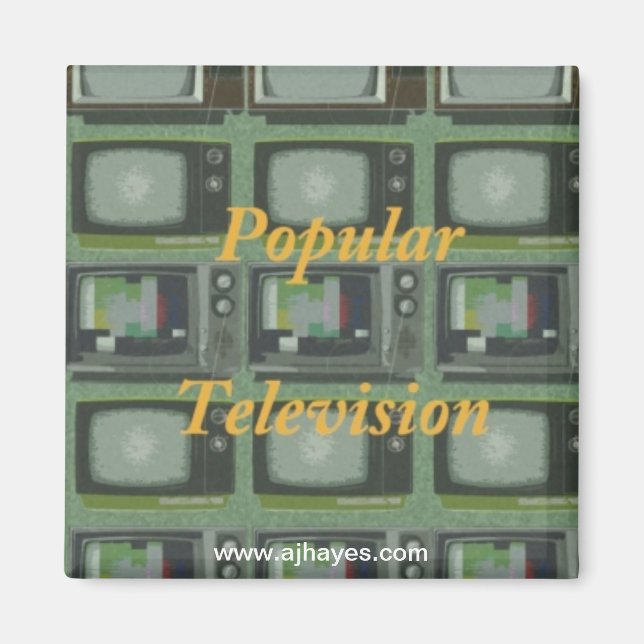 Magnet de télévision populaire (Devant)