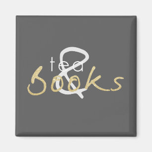 Magnet de thé et de livres