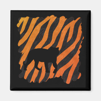 Magnet de tigre sauvage
