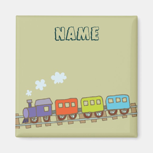 Magnet de train de jouets (Devant)