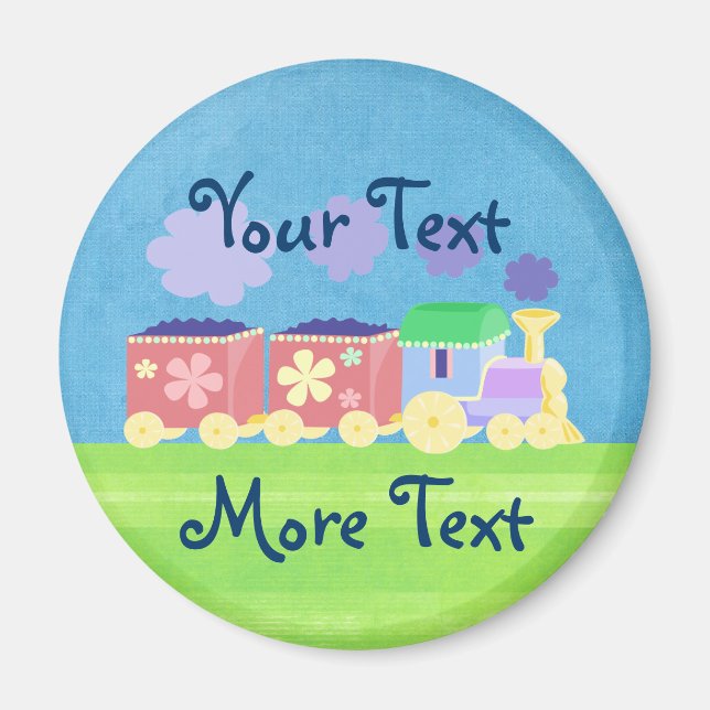 Magnet de train pour bébé (Devant)