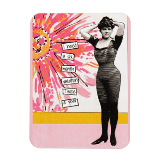 Magnet de vacances Snarky Six mois