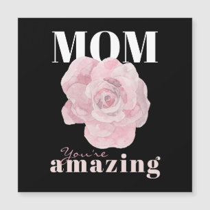 Magnet de voeux pour la fête des mères de la flora