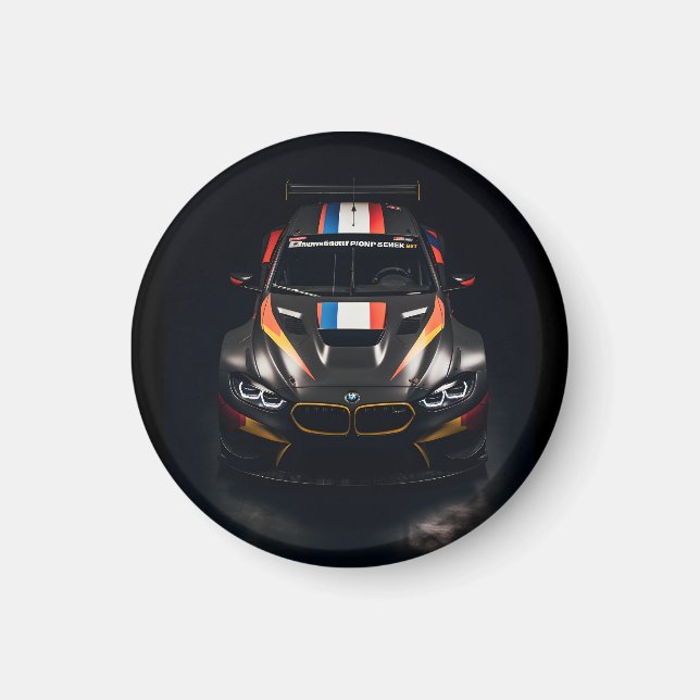 Magnet de voiture couleur Matte Race - Qualité Pre (Devant)