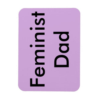 Magnet de voiture de père féministe