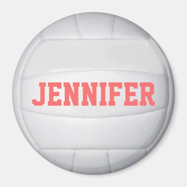 Magnet de volley-ball personnalisé (Devant)