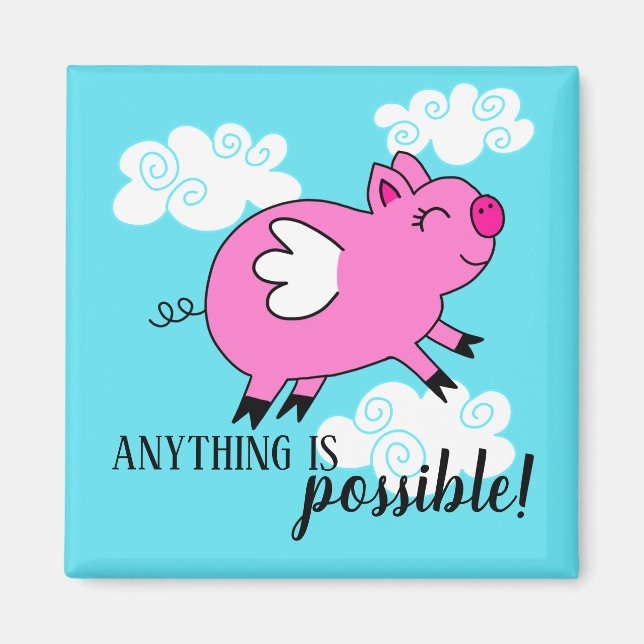 Magnet de When Pigs (Devant)