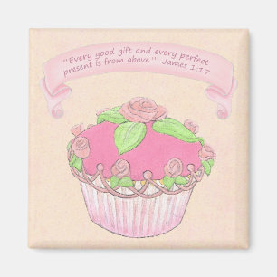 Magnet d'écriture Rose CupCake