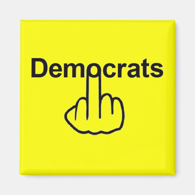 Magnet Demokraten Drehte (Vorne)