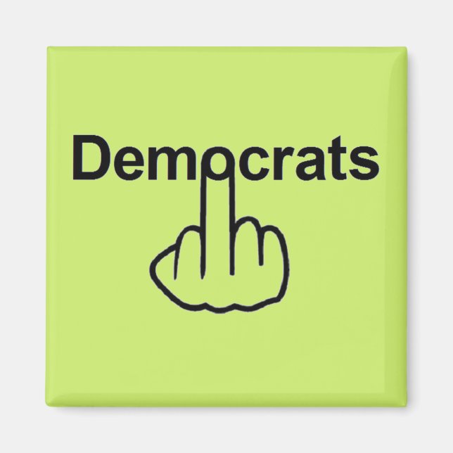 Magnet Demokraten Drehte (Vorne)