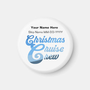 Magnet d'équipage de croisière de Noël