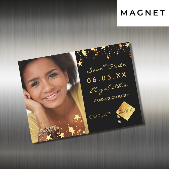 Magnet der 2025-Foto-Graduierungspartei Save the D (Von Creator hochgeladen)